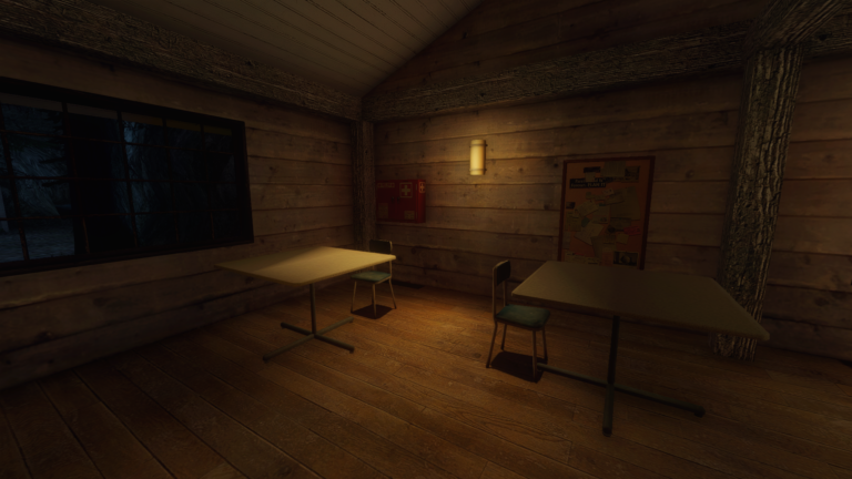 Camp Cafeteria Dining Area