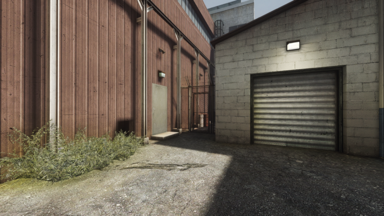 Service Building Entry