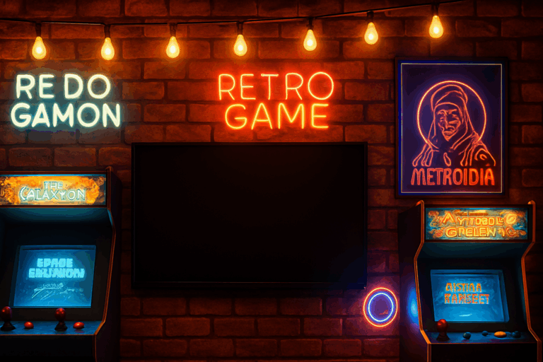 Gamer Den Wall Screen
