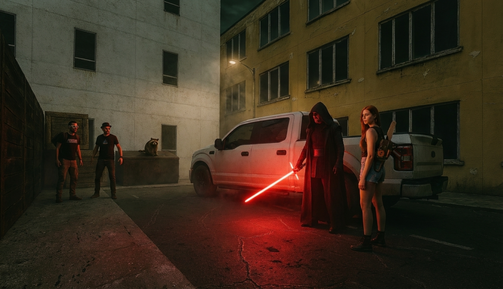 Scene 6 — Sidewalk Hustle