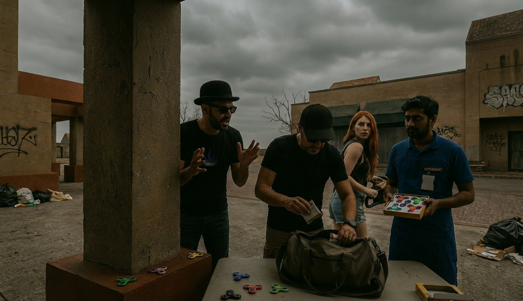 Scene 7 — Sidewalk Hustle