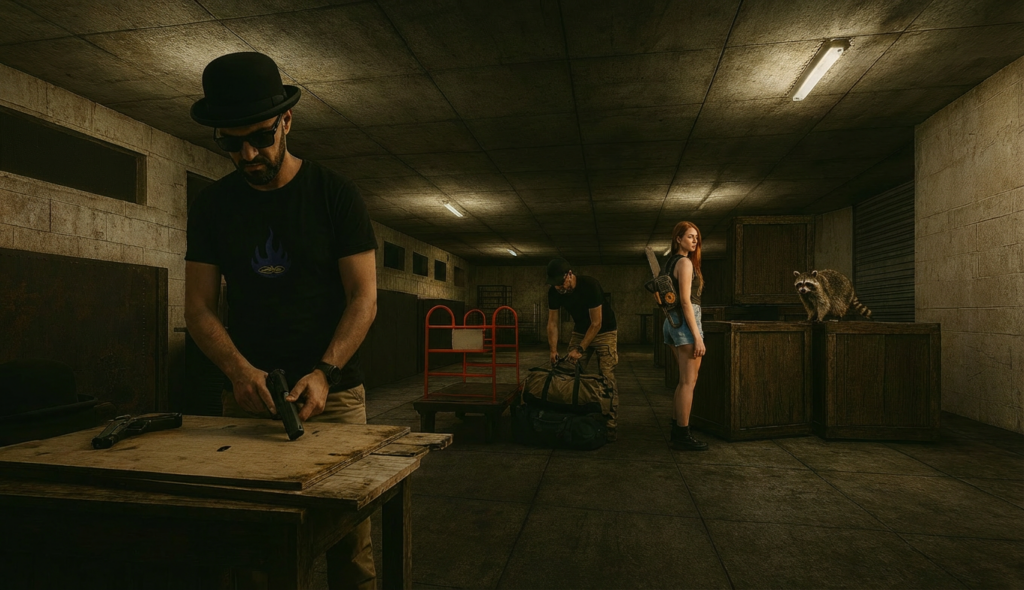 Scene 1 — Double-Crossed and Raccoon-Bossed