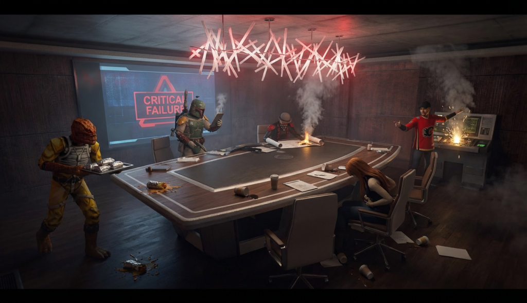 Scene 1 — Two-Man LAN Party