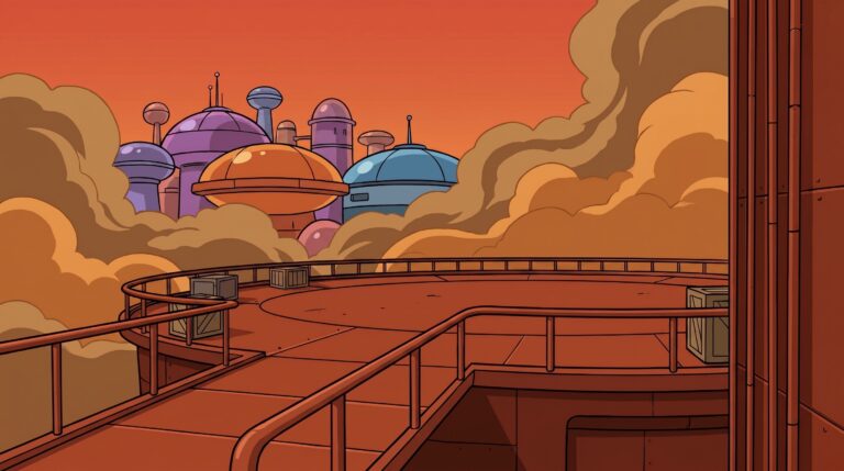 Mars City Landing Pad