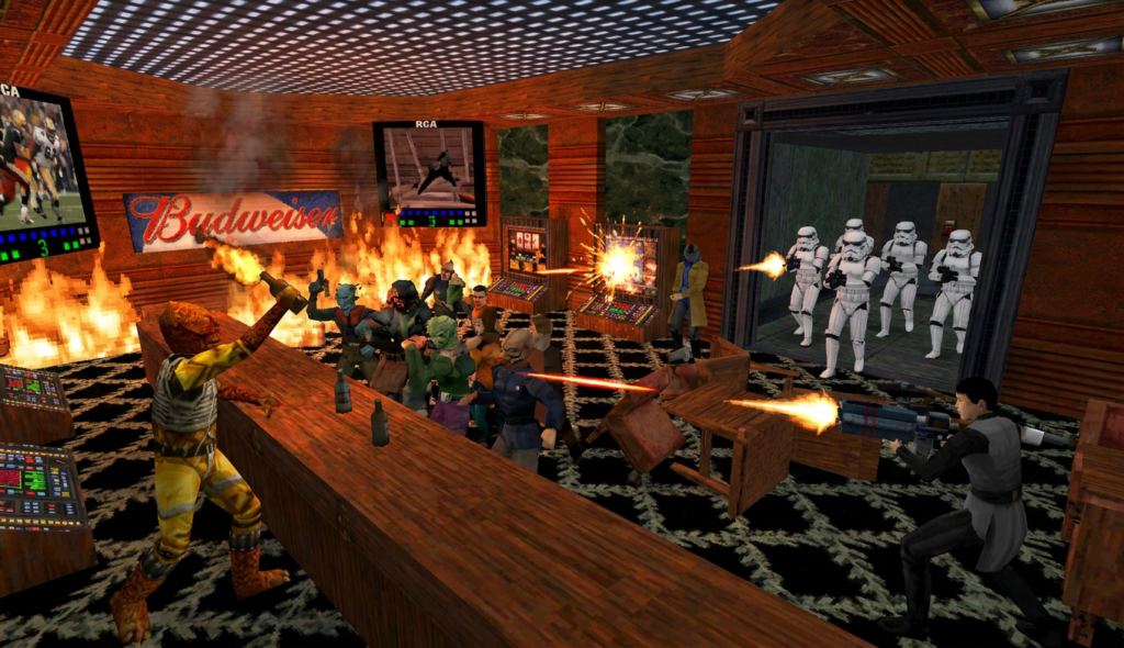 Scene 7 — The No-Force-Sabers Underground