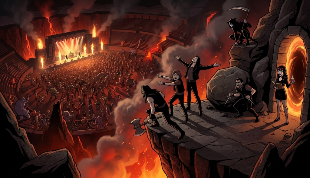 Scene 1 — Hell's Hottest Ticket