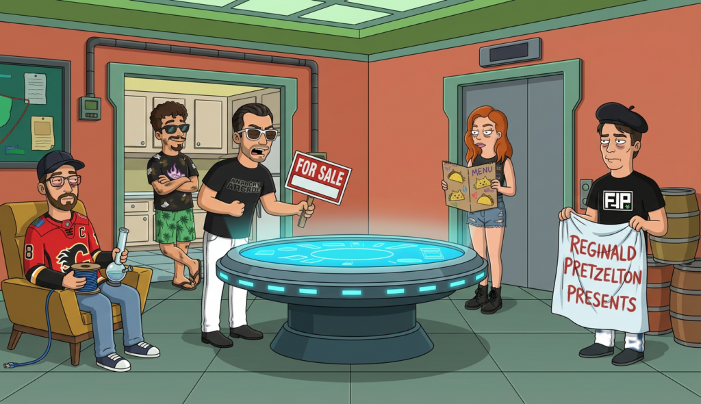 Scene 3 — The Blongeer Stohn Gambit