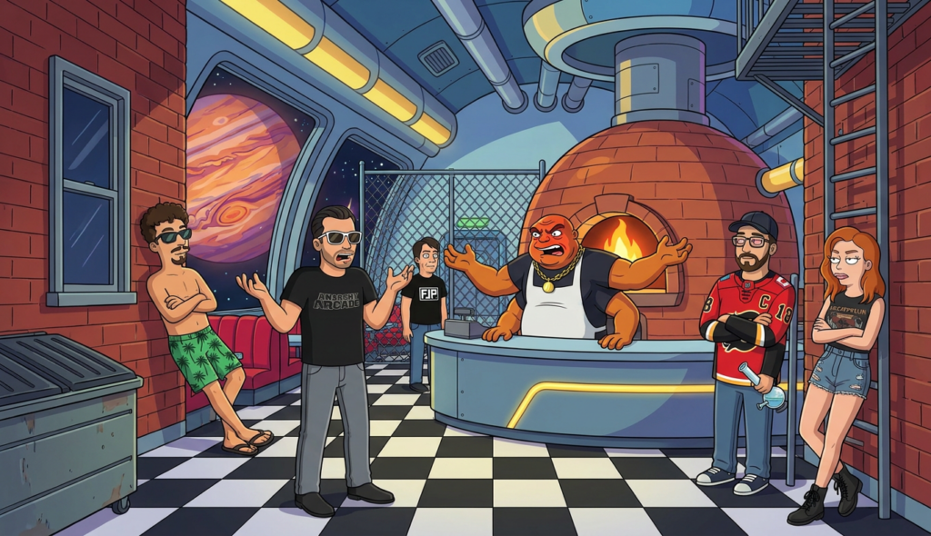Scene 4 — Pizza Party at the End of the Universe