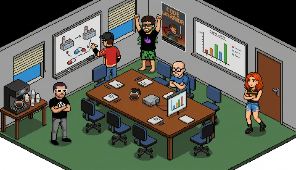 Scene 3 — Pill Pusher Protocol
