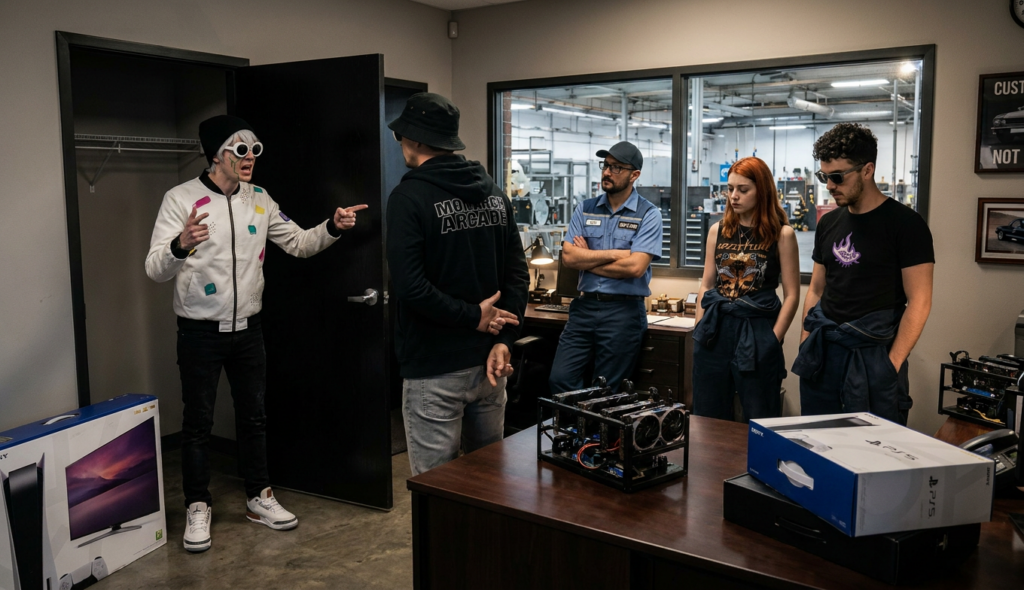 Scene 3 — The Shakedown