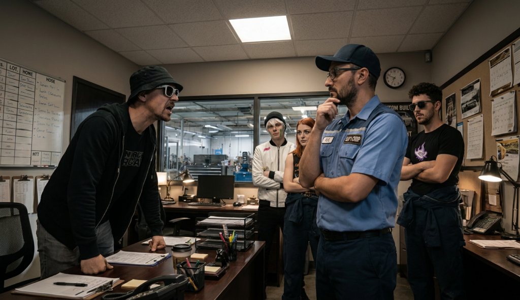 Scene 4 — The Shakedown