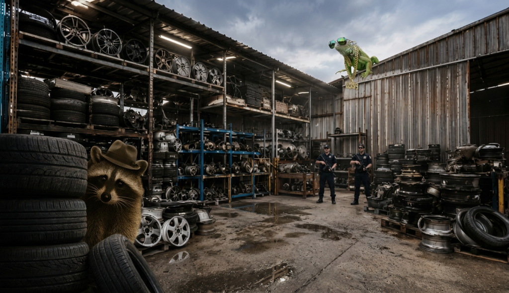 Scene 5 — Raccoon Rescue