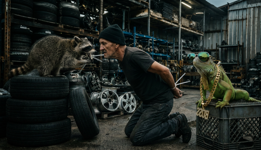 Scene 7 — Raccoon Rescue
