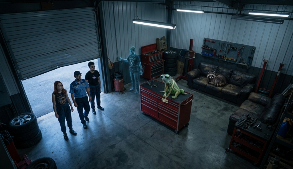 Scene 8 — Raccoon Rescue