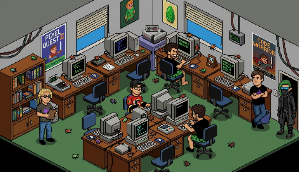 Scene 3 — The Bug Factory
