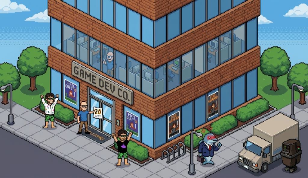 Scene 8 — The Bug Factory