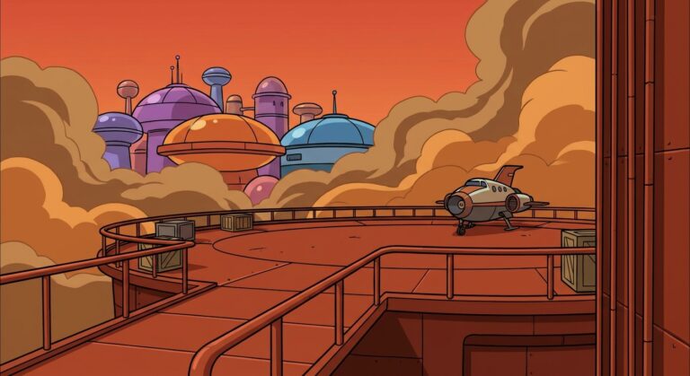 Mars City Landing Pad