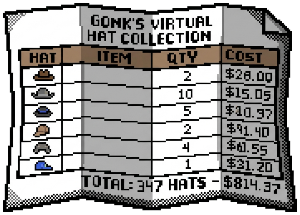 GONK's Virtual Hat Collection