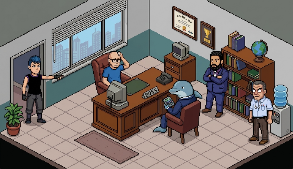 Scene 2 — Pink Slip Panic