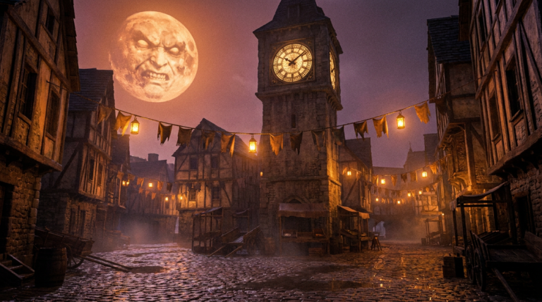 South Clock Town at Night