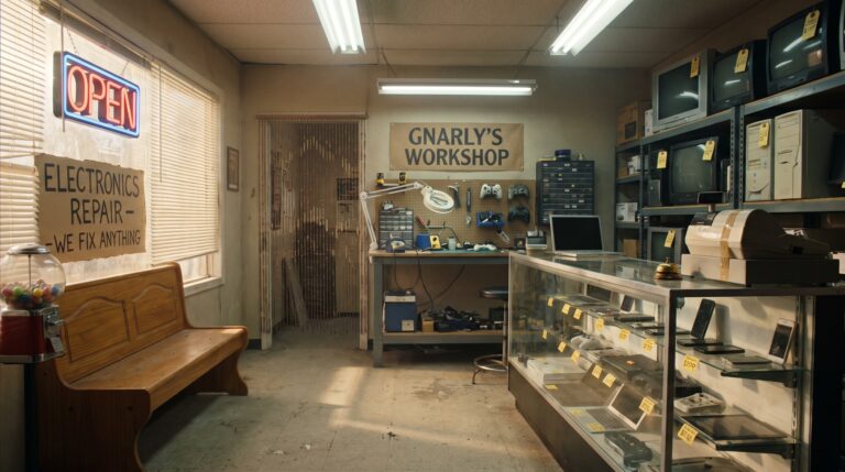 Gnarly's Workshop - Front Counter