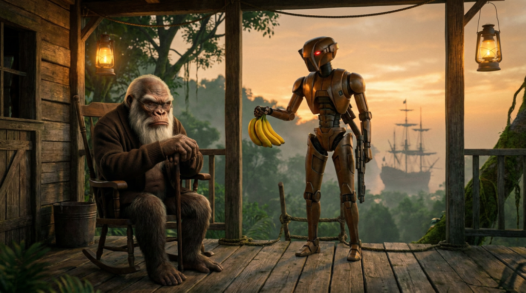 Scene 3 — Donkey Kong Country: Three Bodies, One Tray