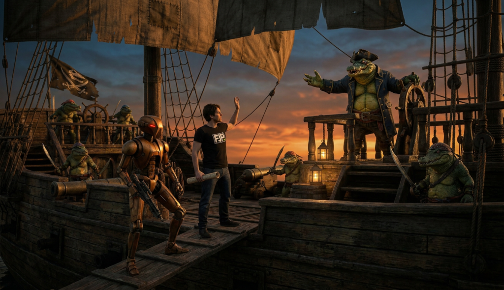 Scene 4 — Donkey Kong Country: Three Bodies, One Tray