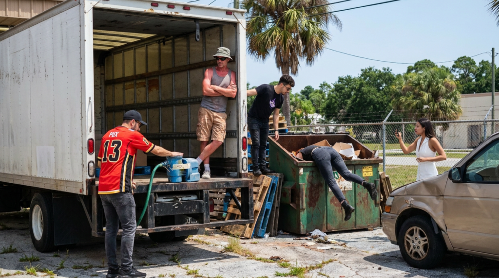 Scene 4 — The Crew Floods the Workshop