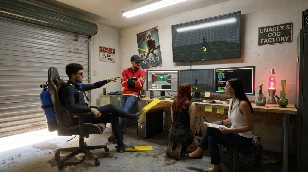 Scene 2 — The Crew Releases the Kraken