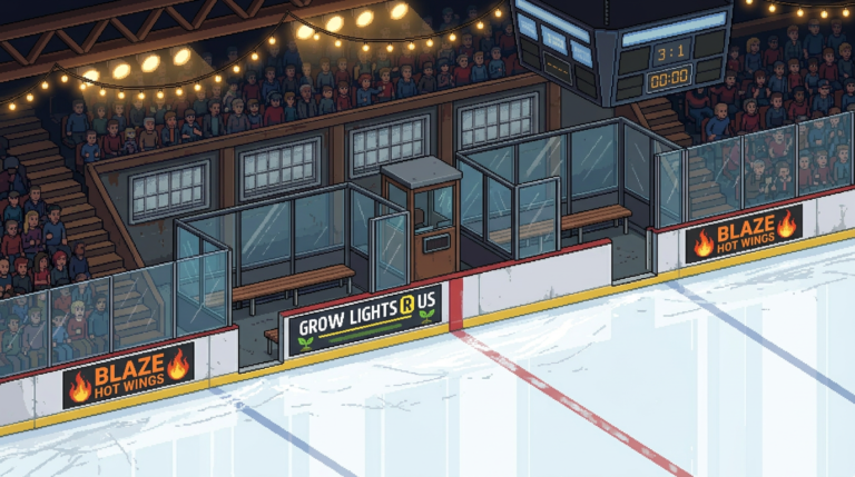 High Sticking Arena - Penalty Boxes