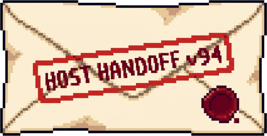 Host Handoff Letter