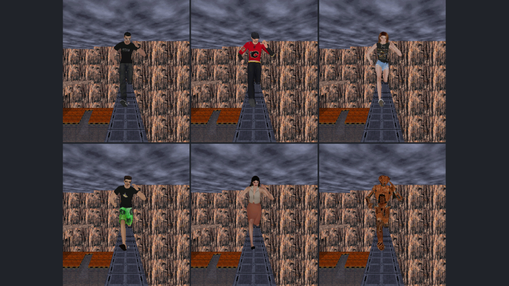 On the Big Screen: the Six Skins in Motion