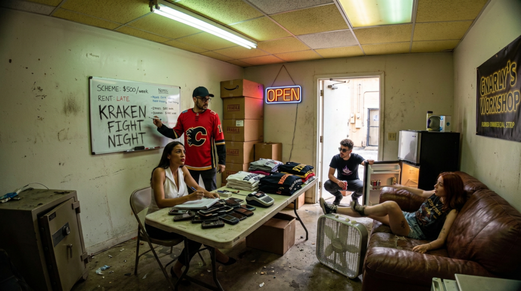 Scene 3 — The Crew Fights the Kraken