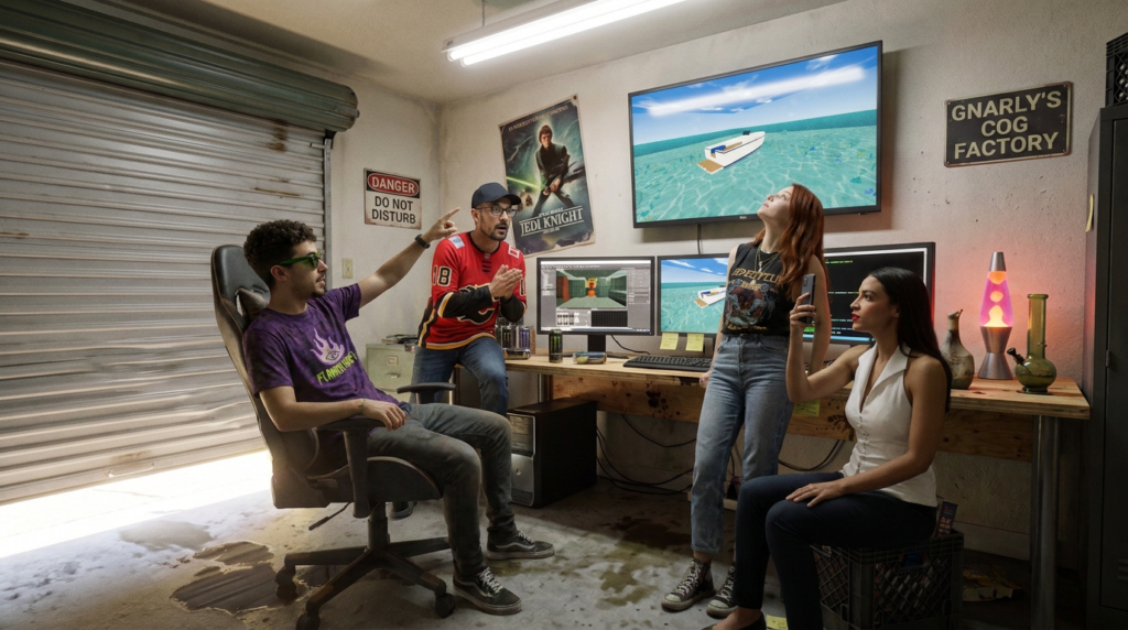 Scene 2 — The Crew Sells Coral Reefer