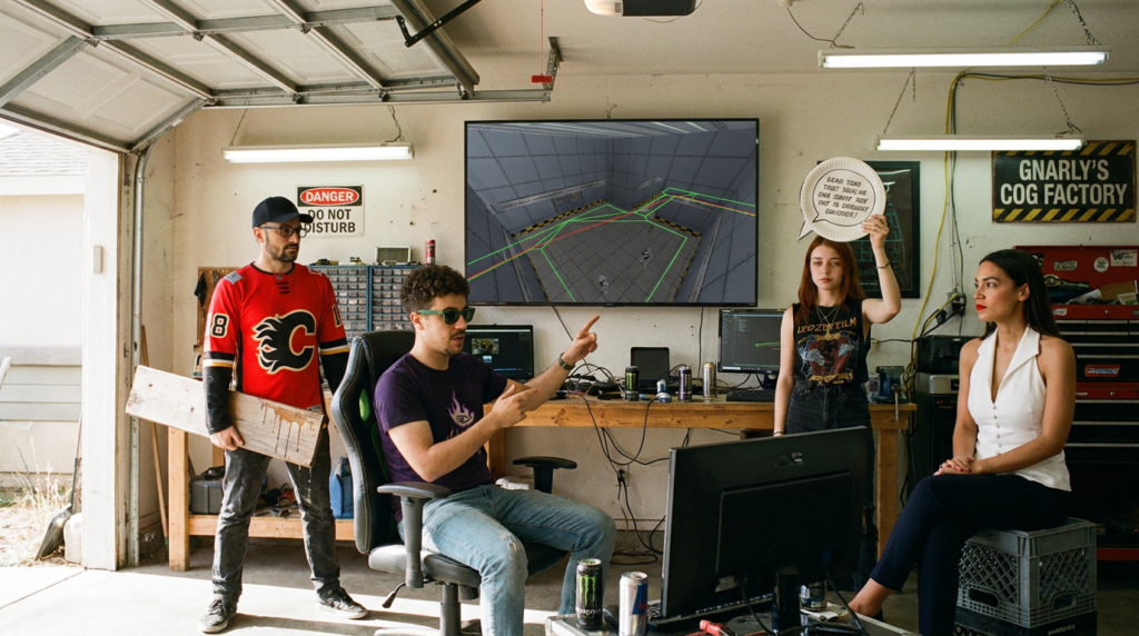 Scene 4 — The Crew Opens the Floor Is Lava