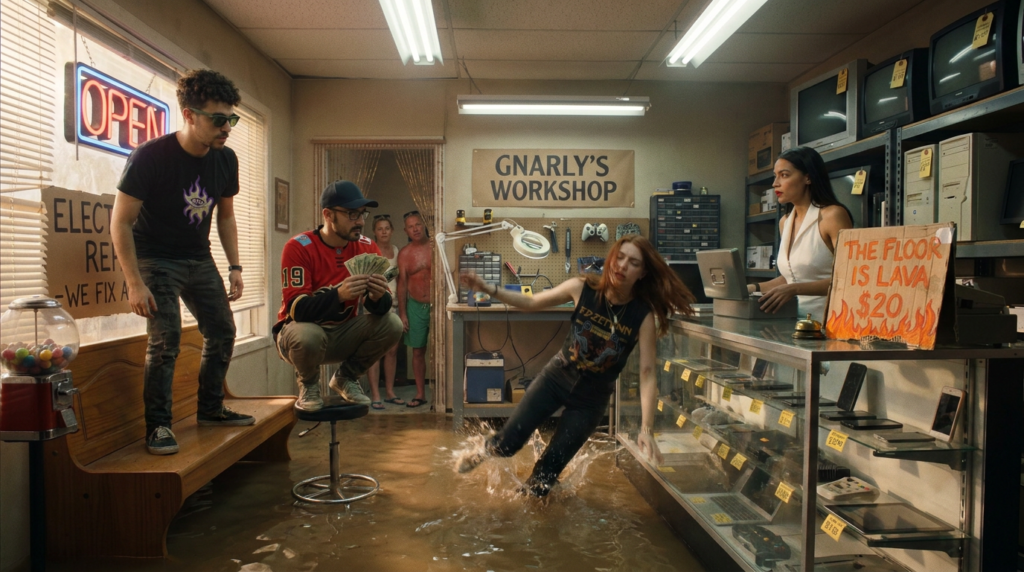 Scene 5 — The Crew Opens the Floor Is Lava