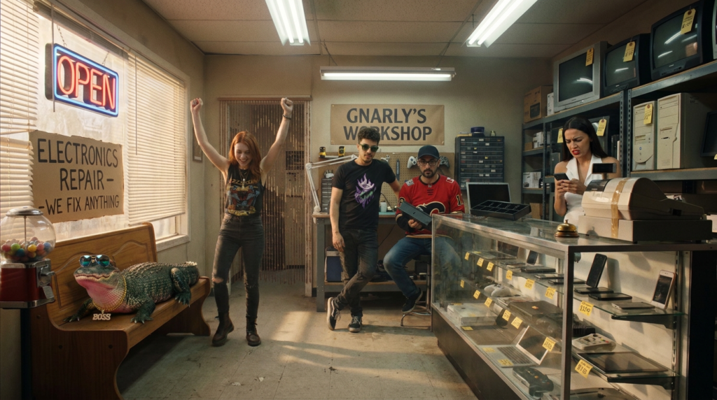 Scene 7 — The Crew Drains the Workshop