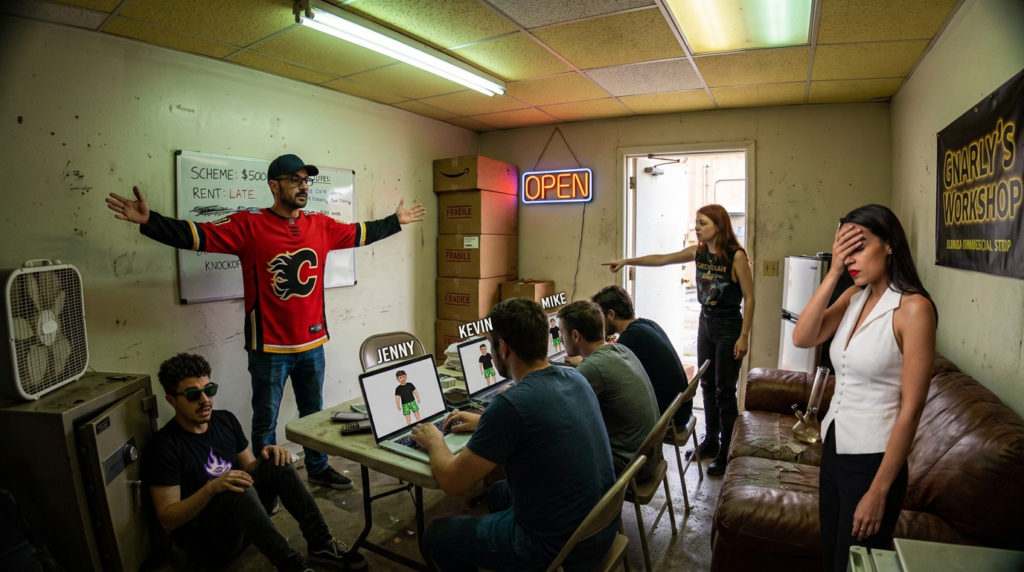 Scene 6 — The Crew Gets Skinned