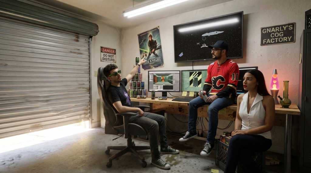 Scene 3 — The Crew Sells Space Scrap