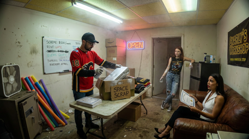 Scene 5 — The Crew Sells Space Scrap