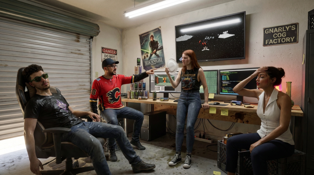 Scene 7 — The Crew Sells Space Scrap