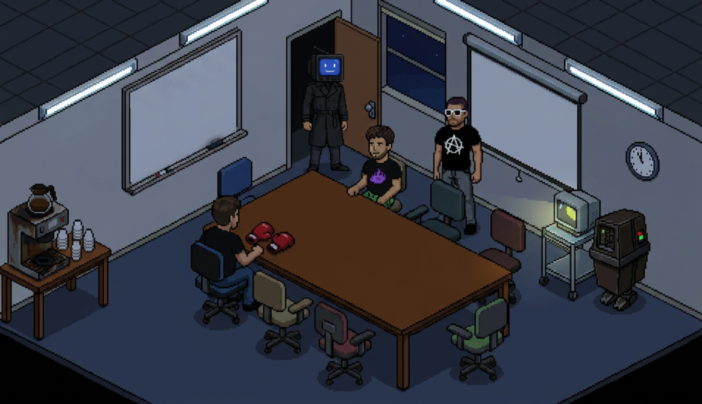 Scene 9 — Pause in the Corner