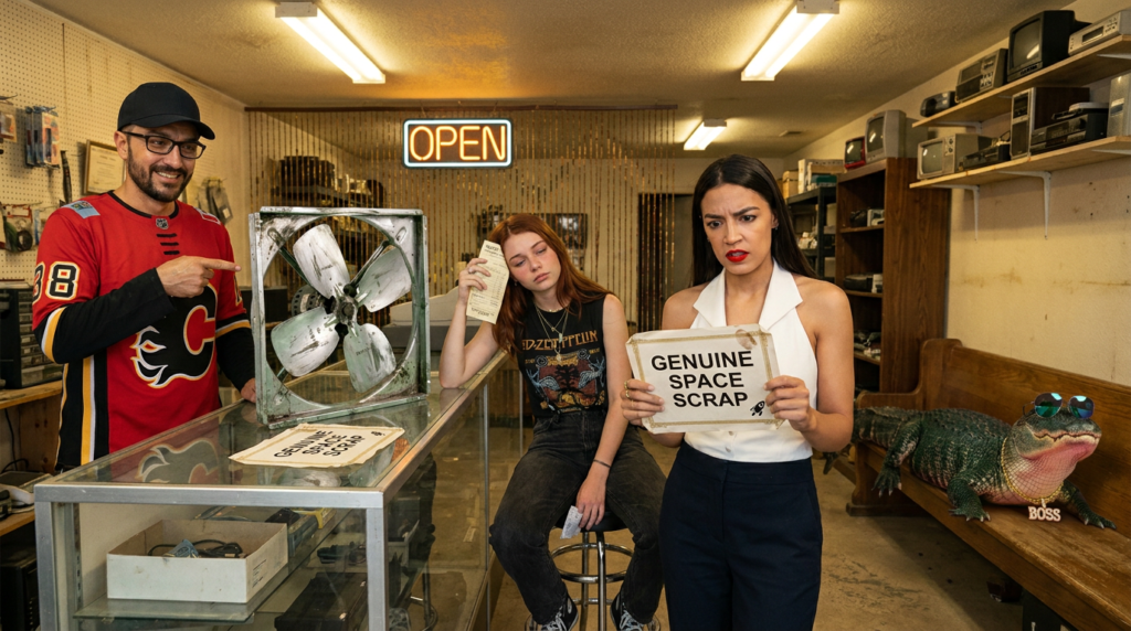 Scene 1 — The Crew Plays for Their Own Fan