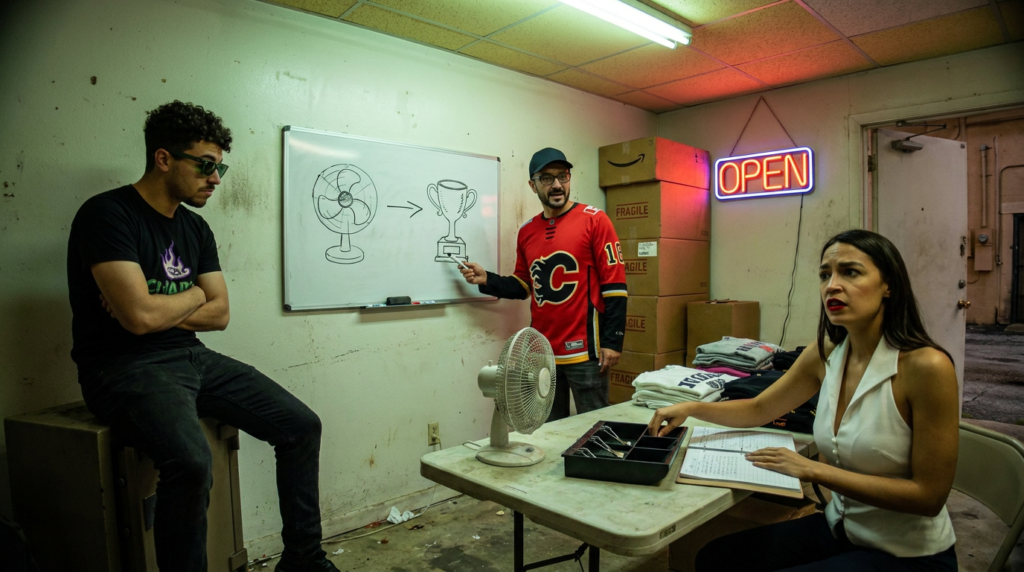 Scene 2 — The Crew Plays for Their Own Fan