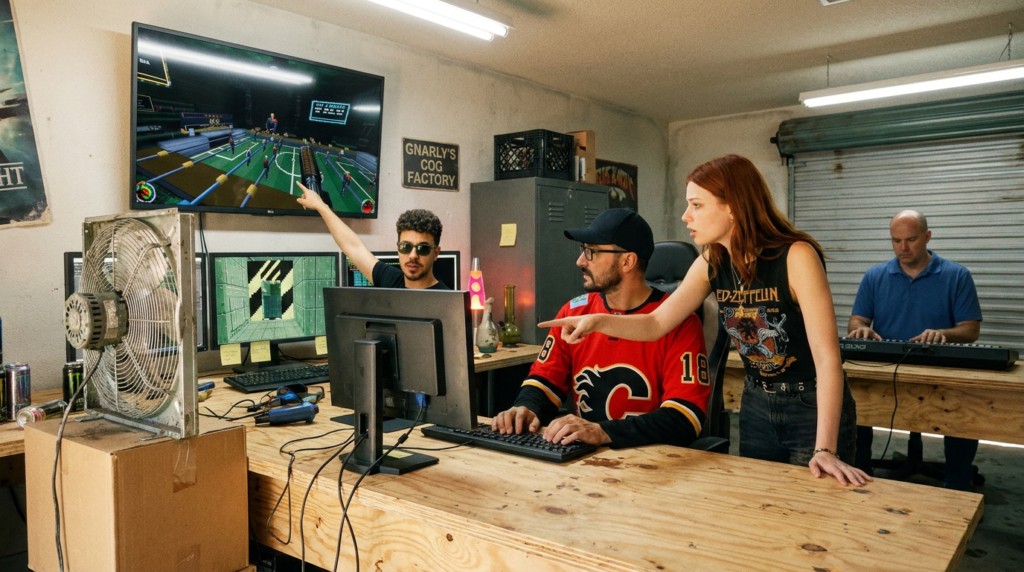 Scene 6 — The Crew Plays for Their Own Fan