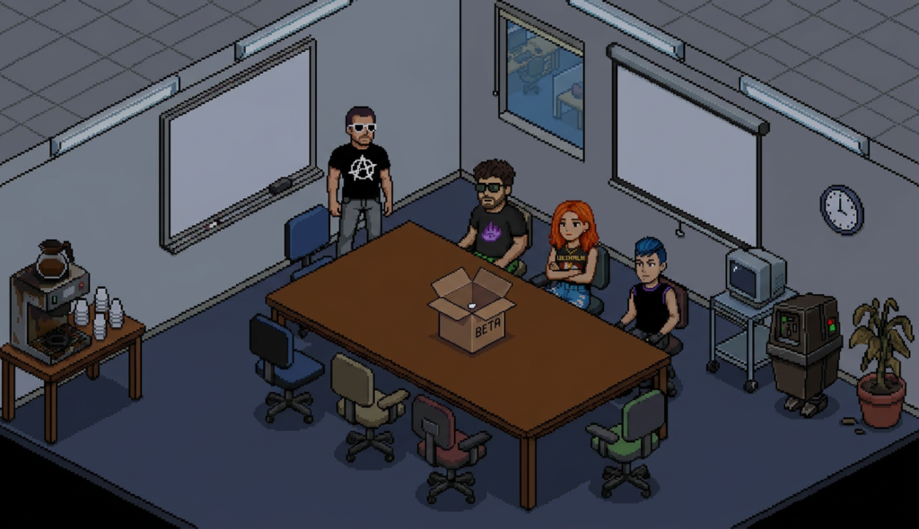 Scene 2 — Say Beta Again