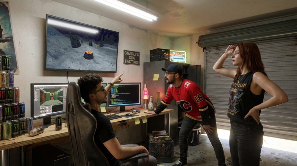 Scene 3 — The Crew Opens a Volcano Spa